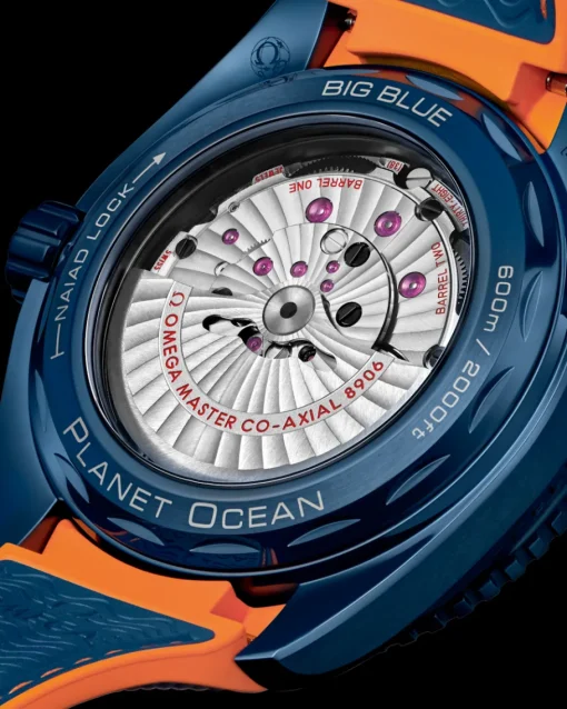45,5 mm, céramique bleue sur bracelet caoutchouc|OMEGA Best