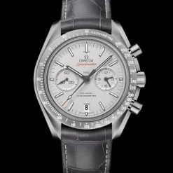 44,25 mm, céramique grise sur bracelet en cuir avec boucle déployante|OMEGA Clearance