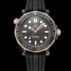 43,5 mm, céramique noire sur bracelet caoutchouc|OMEGA Hot