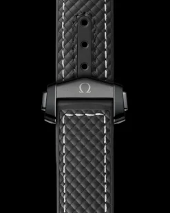 39,5 mm, céramique noire sur bracelet caoutchouc|OMEGA Best