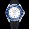 45,5 mm, O‑MEGASTEEL sur bracelet caoutchouc|OMEGA Fashion