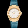 29 mm, or jaune sur bracelet en cuir|OMEGA Fashion