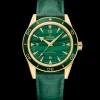 41 mm, or jaune sur bracelet en cuir|OMEGA Sale