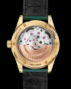 41 mm, or jaune sur bracelet en cuir|OMEGA Sale
