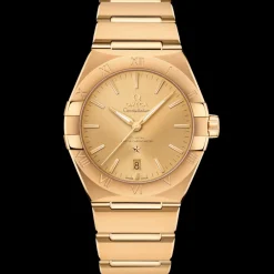 39 mm, or jaune sur or jaune|OMEGA Hot