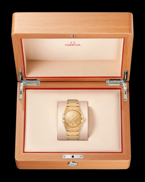 39 mm, or jaune sur or jaune|OMEGA Hot