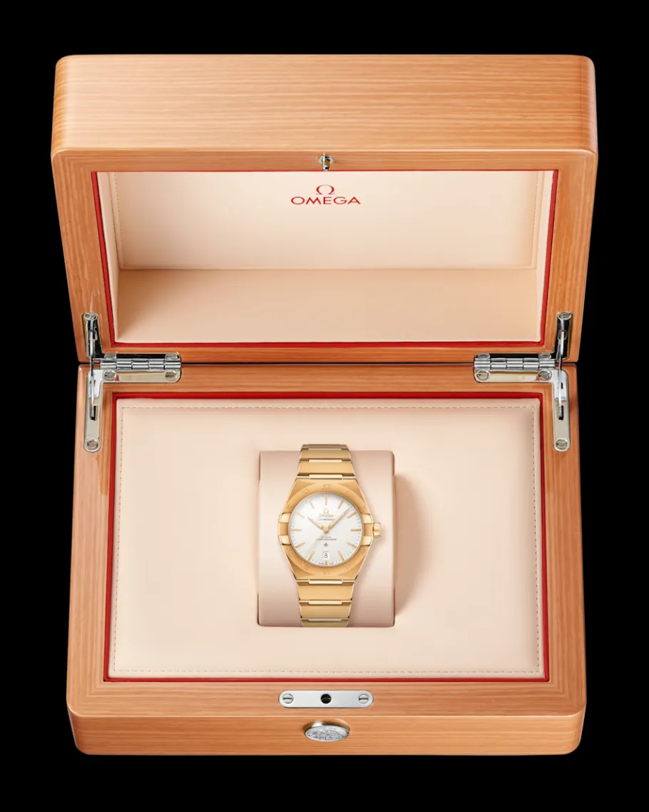 39 mm, or jaune sur or jaune|OMEGA Outlet