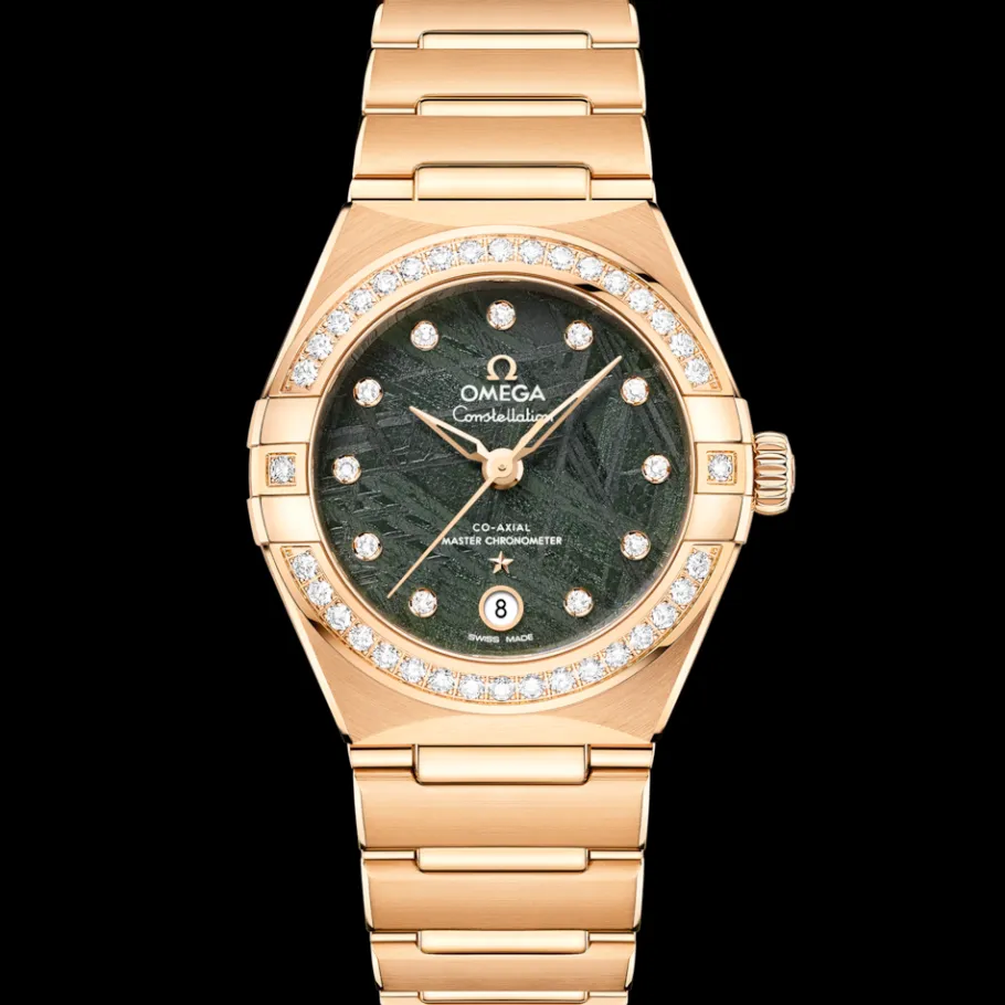 29 mm, or jaune sur or jaune|OMEGA Hot