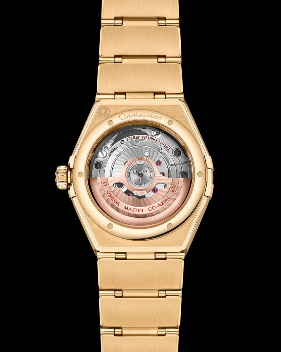 29 mm, or jaune sur or jaune|OMEGA Hot