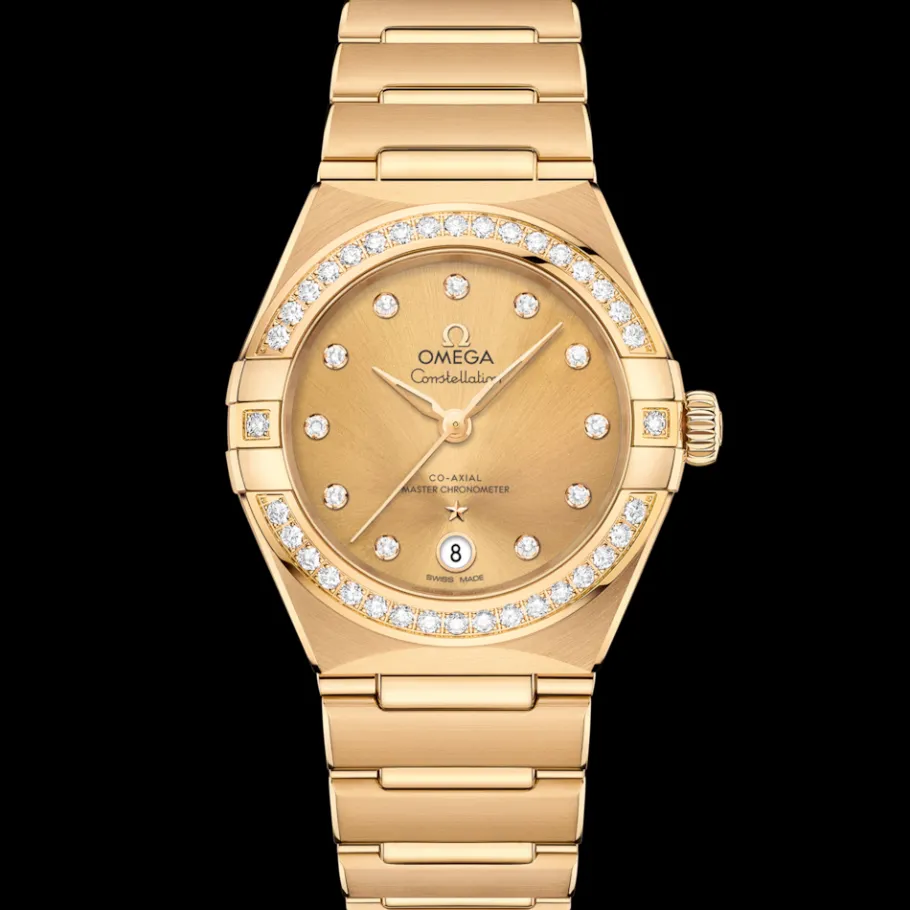 29 mm, or jaune sur or jaune|OMEGA Clearance