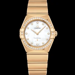 28 mm, or jaune sur or jaune|OMEGA Outlet