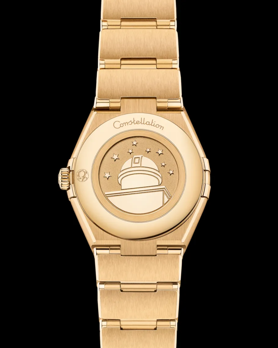 28 mm, or jaune sur or jaune|OMEGA Outlet