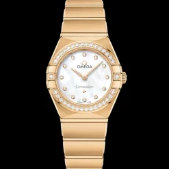 25 mm, or jaune sur or jaune|OMEGA New