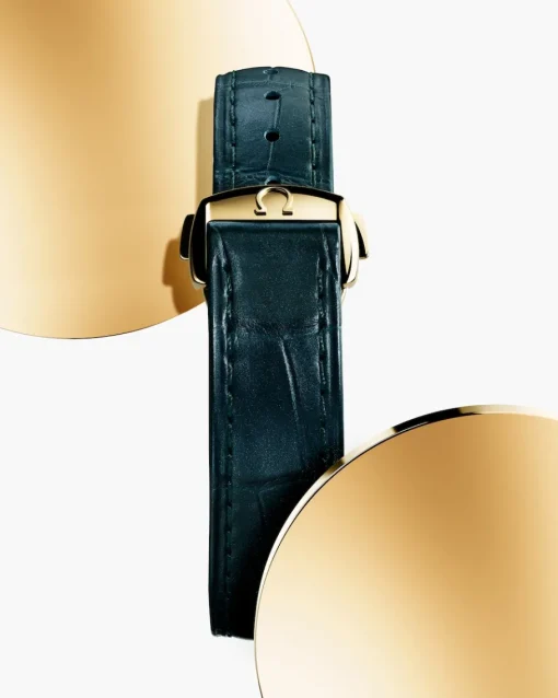 34 mm, or Moonshine™ sur bracelet en cuir|OMEGA Discount