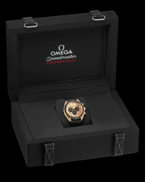 42 mm, or Moonshine™ sur bracelet caoutchouc|OMEGA Fashion