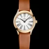 26 mm, or Moonshine™ sur bracelet en cuir|OMEGA Discount