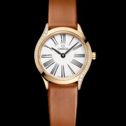 26 mm, or Moonshine™ sur bracelet en cuir|OMEGA Discount