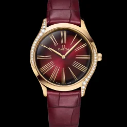 36 mm, or Moonshine™ sur bracelet en cuir|OMEGA Fashion