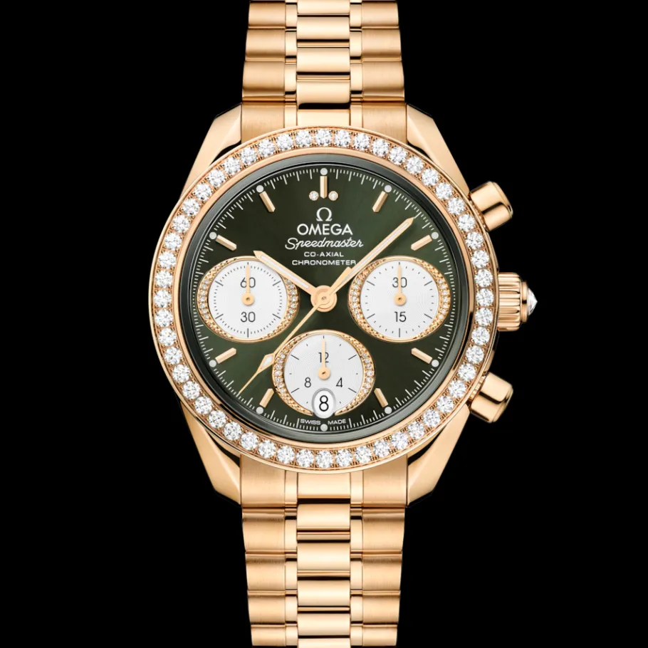 38 mm, or Moonshine™ sur or Moonshine™|OMEGA Hot