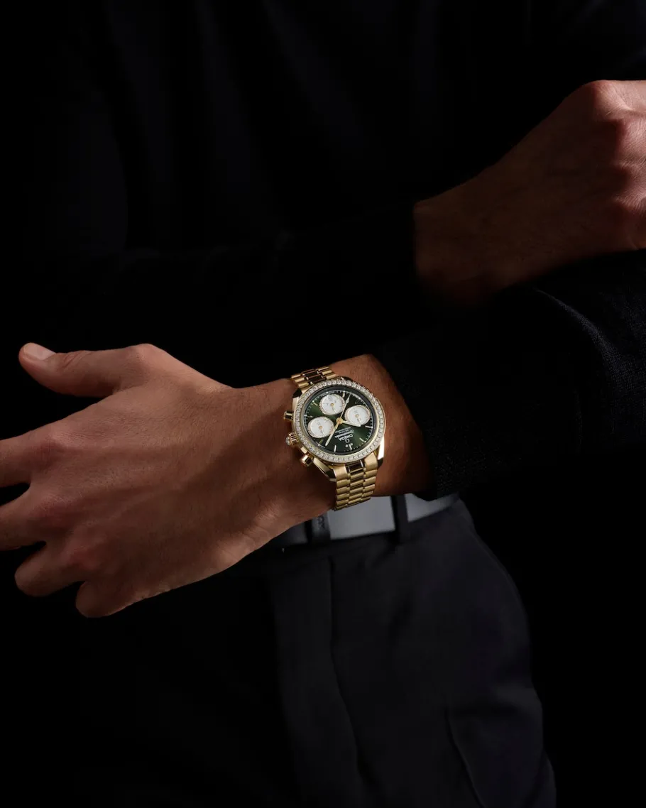 38 mm, or Moonshine™ sur or Moonshine™|OMEGA Hot