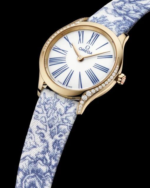 26 mm, or Moonshine™ sur toile de jouy|OMEGA Online