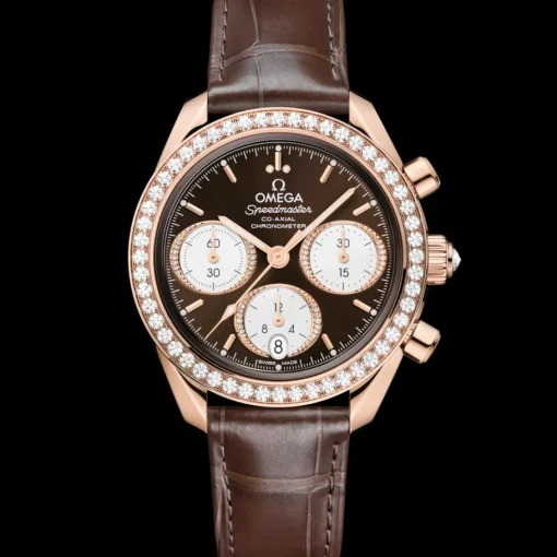 38 mm, or Sedna™ sur alligator|OMEGA Outlet