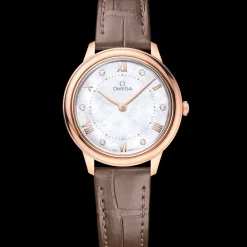 30 mm, or Sedna™ sur bracelet en cuir|OMEGA Outlet