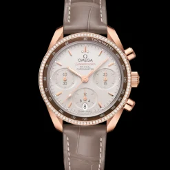 38 mm, or Sedna™ sur bracelet en cuir|OMEGA Clearance