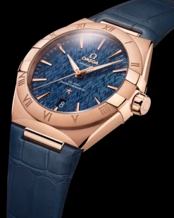 39 mm, or Sedna™ sur bracelet en cuir|OMEGA Sale