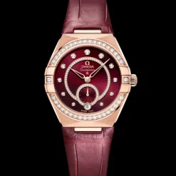 34 mm, or Sedna™ sur bracelet en cuir|OMEGA Outlet