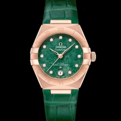 29 mm, or Sedna™ sur bracelet en cuir|OMEGA Best