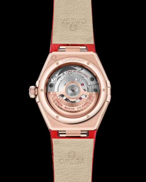 29 mm, or Sedna™ sur bracelet en cuir|OMEGA Hot