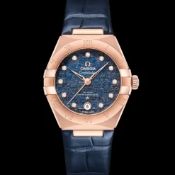 29 mm, or Sedna™ sur bracelet en cuir|OMEGA Hot