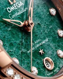 29 mm, or Sedna™ sur bracelet en cuir|OMEGA New