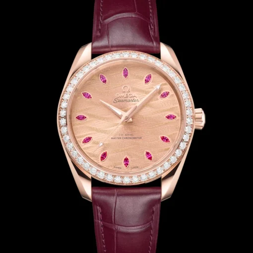 38 mm, or Sedna™ sur bracelet en cuir|OMEGA Hot