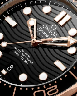 42 mm, or Sedna™ sur bracelet caoutchouc|OMEGA New