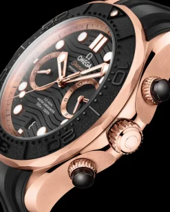44 mm, or Sedna™ sur bracelet caoutchouc|OMEGA Discount