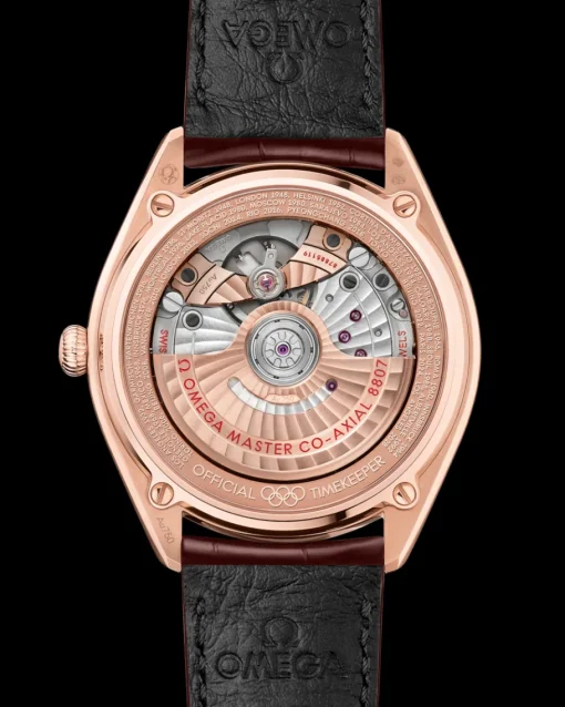 39,5 mm, or Sedna™ sur bracelet en cuir|OMEGA Clearance