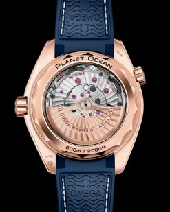 43,5 mm, or Sedna™ sur bracelet en cuir doublé de caoutchouc|OMEGA Best