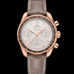 38 mm, or Sedna™ sur bracelet en cuir|OMEGA Discount