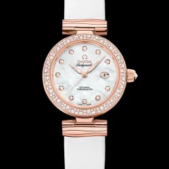 34 mm, or Sedna™ sur bracelet en cuir|OMEGA New