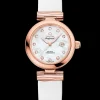 34 mm, or Sedna™ sur bracelet en cuir|OMEGA Sale