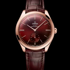 40 mm, or Sedna™ sur bracelet en cuir|OMEGA Clearance