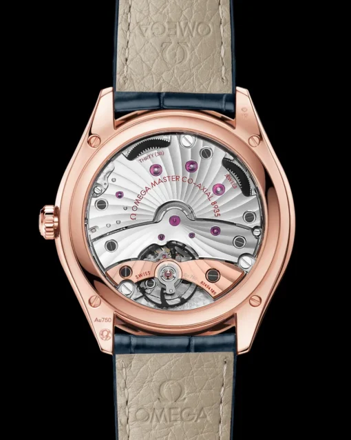 40 mm, or Sedna™ sur bracelet en cuir|OMEGA New