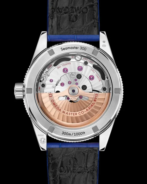 41 mm, platine sur bracelet en cuir|OMEGA Fashion