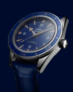 41 mm, platine sur bracelet en cuir|OMEGA Fashion