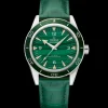 41 mm, platine sur bracelet en cuir|OMEGA Online