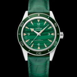 41 mm, platine sur bracelet en cuir|OMEGA Online