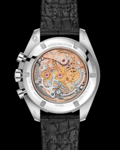 42 mm, platine sur bracelet en cuir|OMEGA Outlet