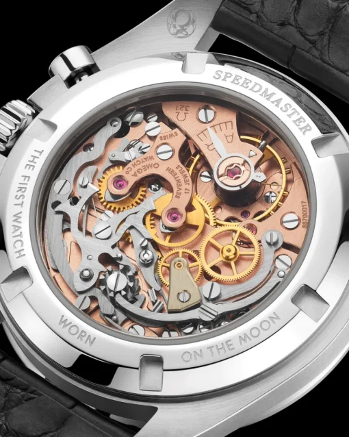 42 mm, platine sur bracelet en cuir|OMEGA Outlet